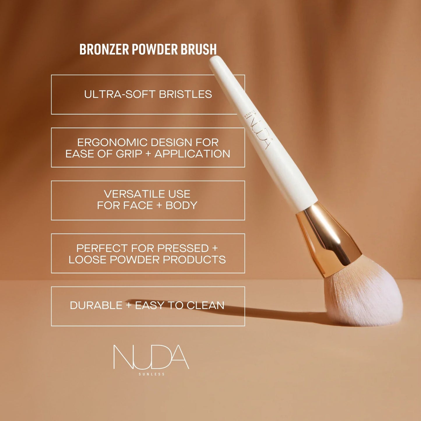 BRONZING POWDER BRUSH