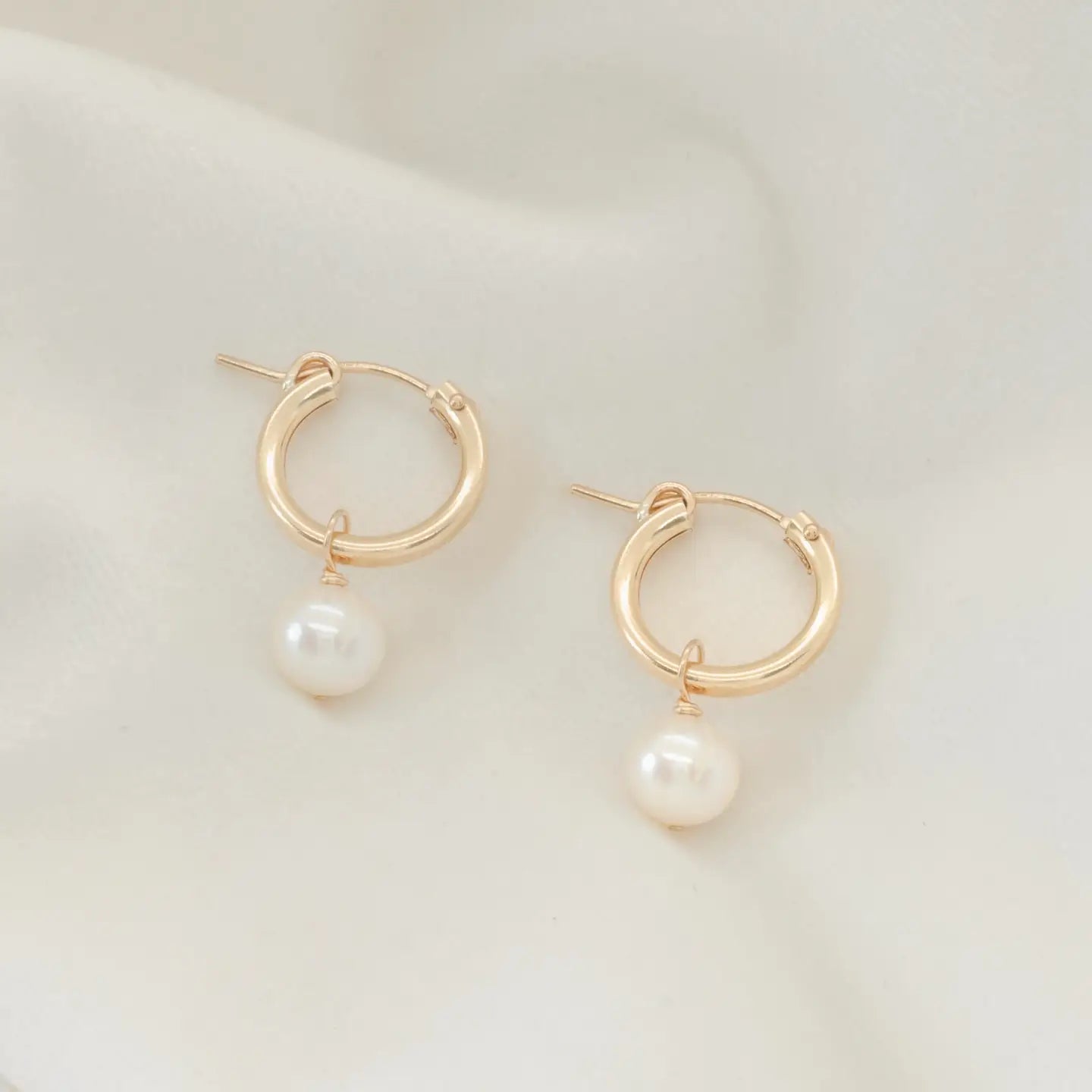Pearl Hoops