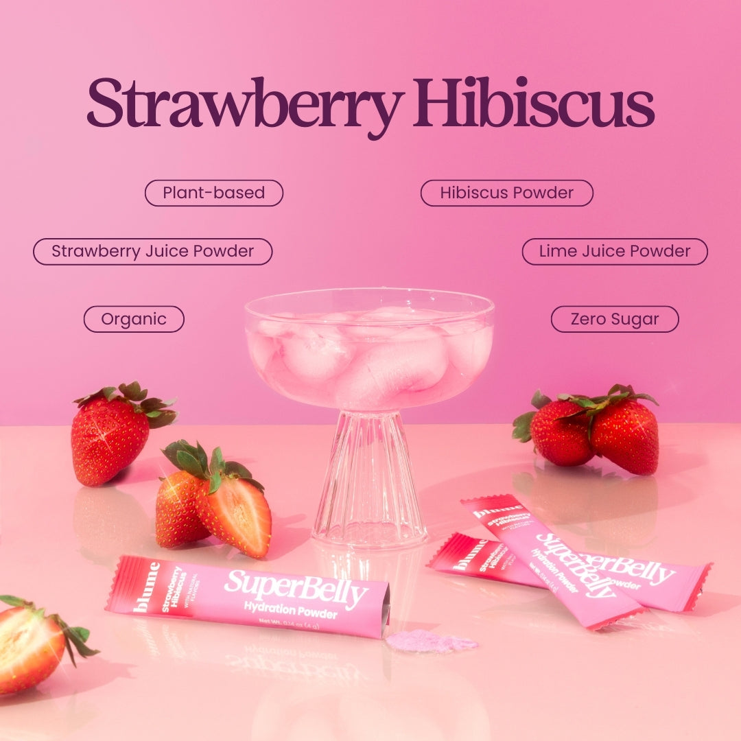 SuperBelly Strawberry Hibiscus