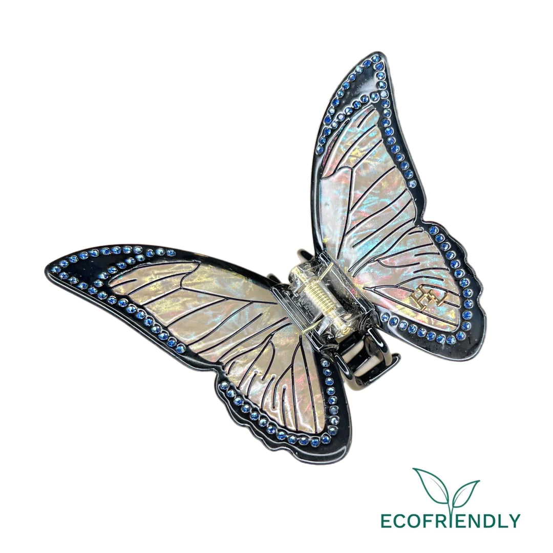Ecofriendly Acetate XL Butterfly - Pearl