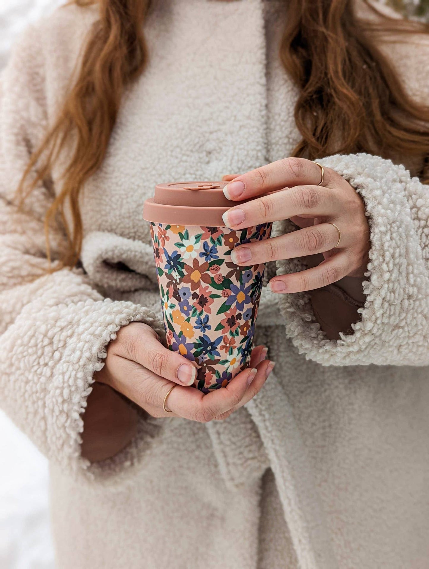 Floral bouquet Cafe yo cup