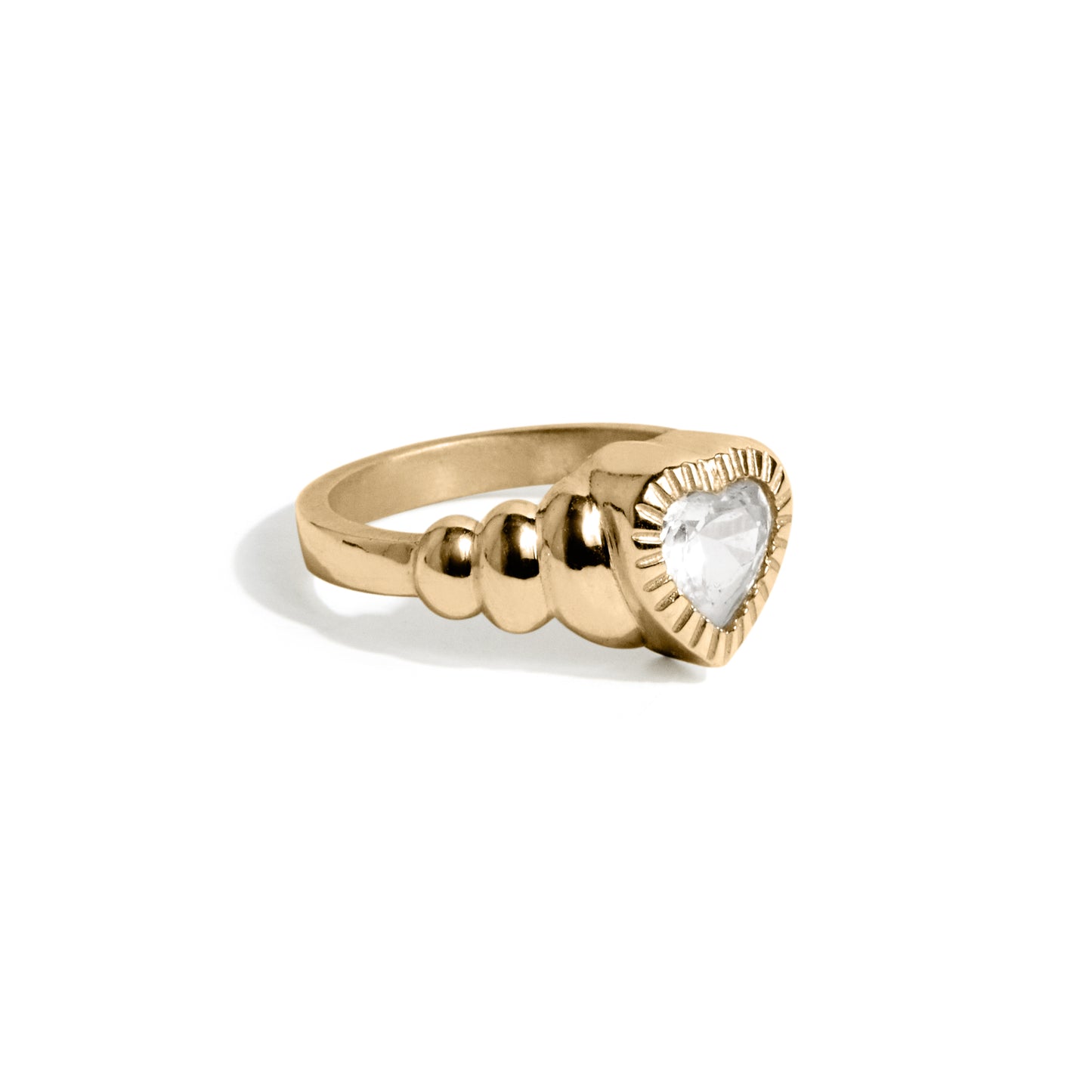 SELF-LOVE SIGNET RING IN GOLD