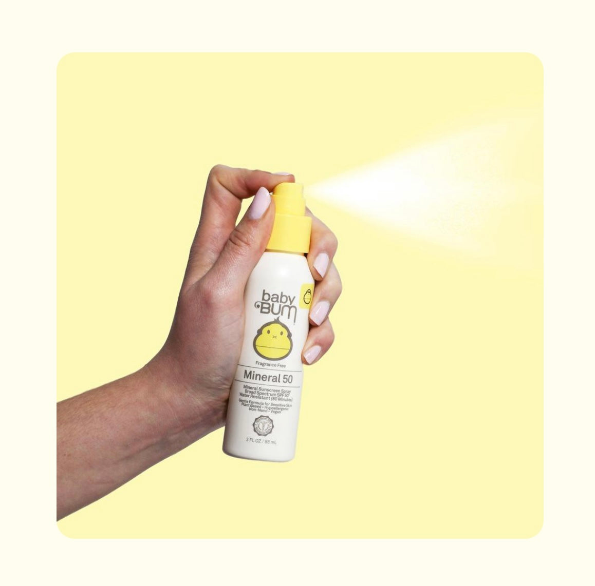 BABY BUM Mineral SPF 50 Sunscreen Spray-Fragrance Free