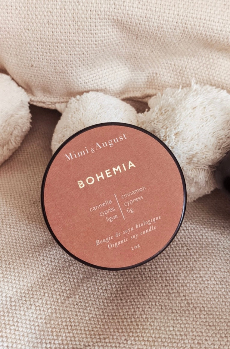 Bohemia Organic Soy Reusable Candle
