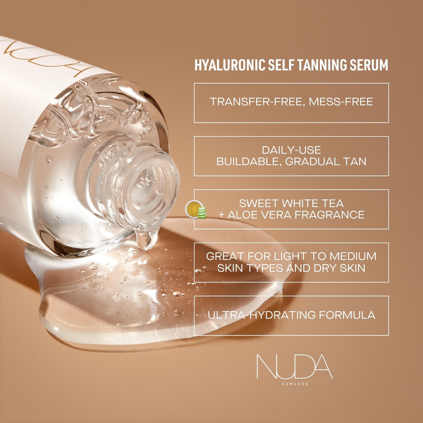 HYALURONIC SELF TANNING SERUM