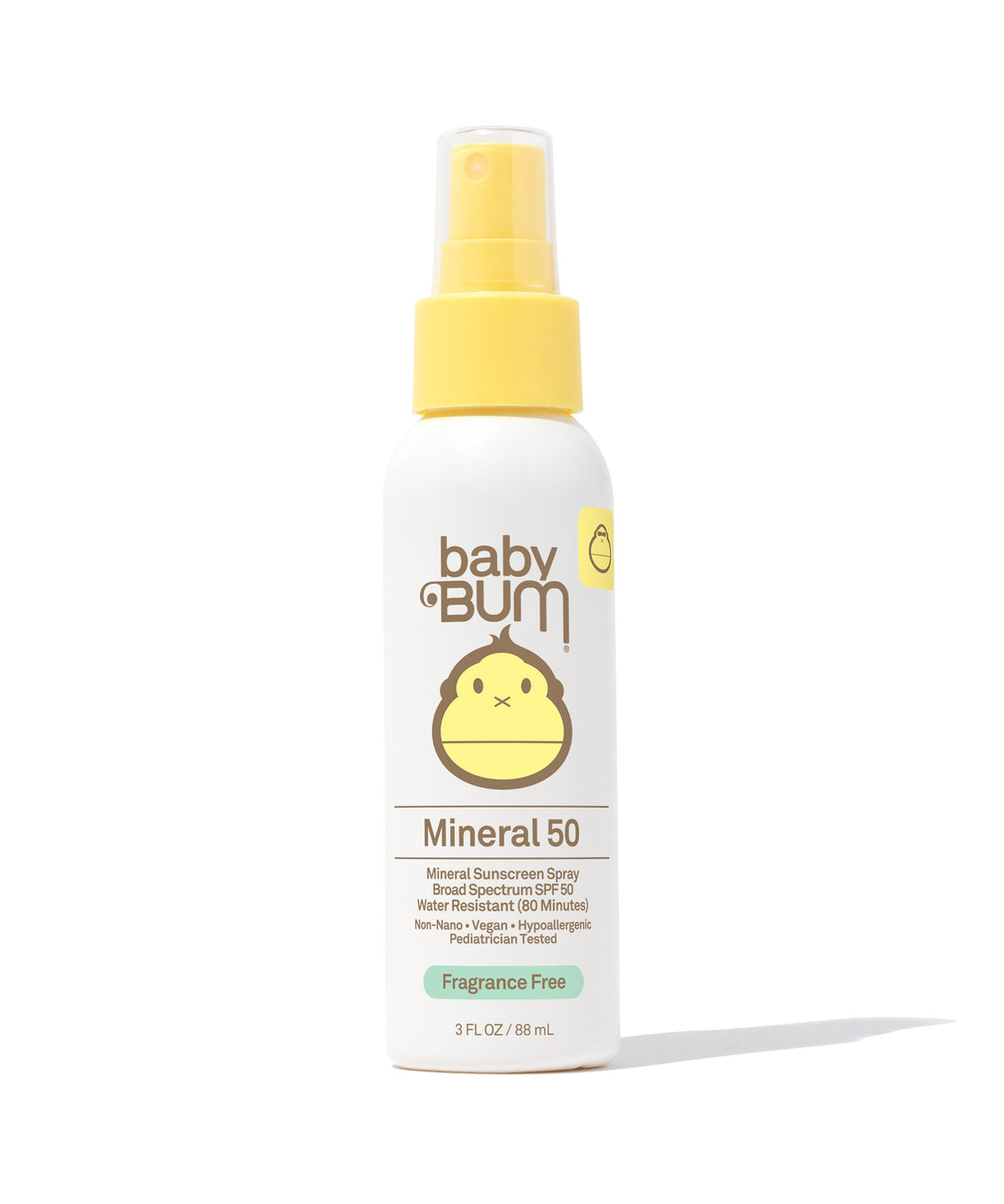 BABY BUM Mineral SPF 50 Sunscreen Spray-Fragrance Free