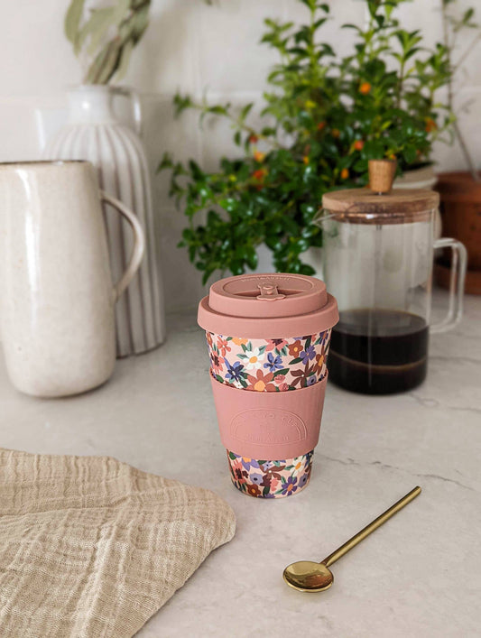 Floral bouquet Cafe yo cup