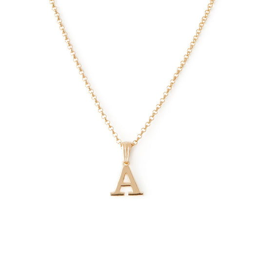 Alphabetic Pendant in Gold *pre-order*