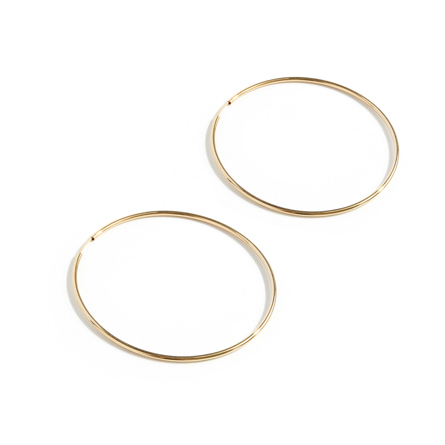 MAXI HOOPS IN GOLD