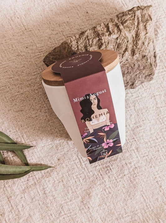 Bohemia Organic Soy Reusable Candle