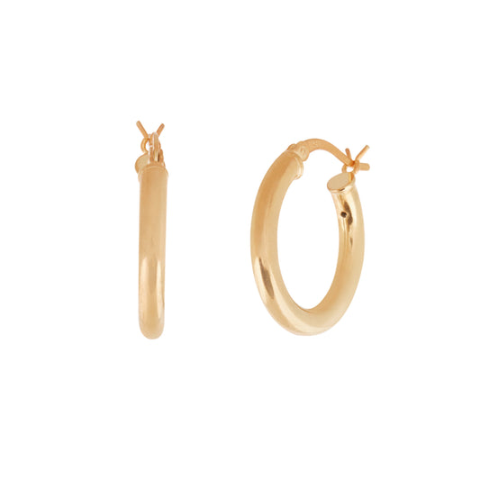 Bold hoops gold